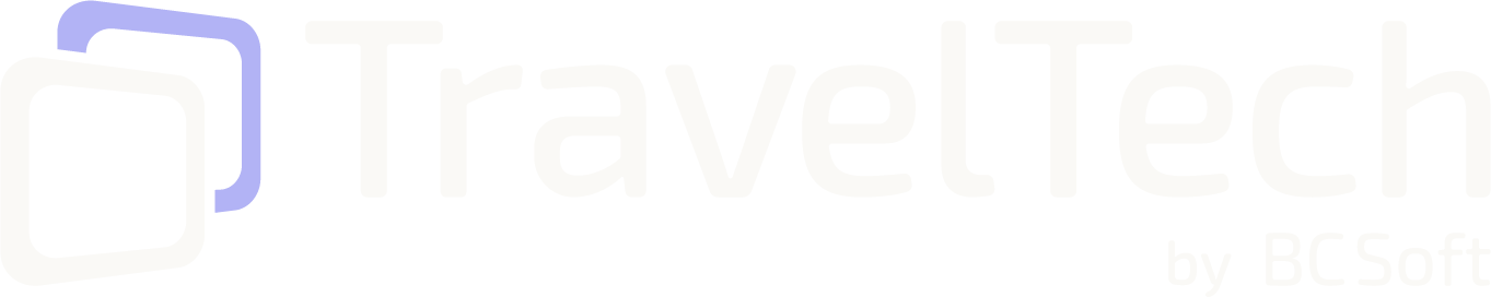 Logo TravelTech Negative